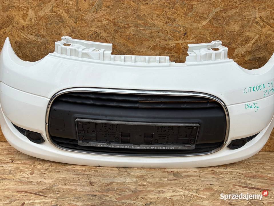 Citroen C1 Biały ZDERZAK PRZÓD PRZEDNI wielkopolskie Słowikowo