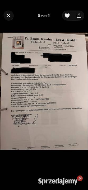 Kominek piecyk wolnostojący ogrzewanie koza 8 KW Strzelce Krajeńskie