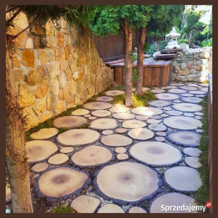 Plaster pnia betonowe drewno na chodnik ścieżkę Kraków sprzedam