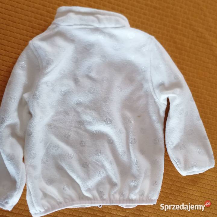 Bluza polarowa rozpinana Cool Club ecru roamiar dziewczynka łódzkie Łódź
