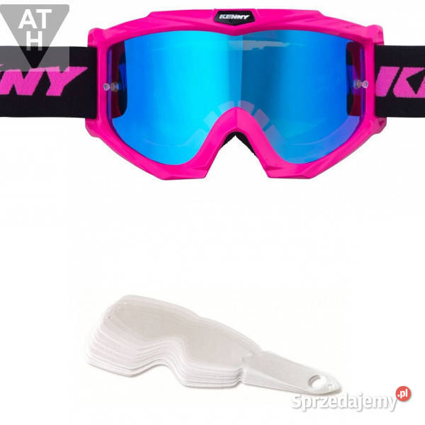 GOGLE KENNY TRACK RÓŻOWE 20 ZRYWEK gogle warmińsko-mazurskie Mrągowo