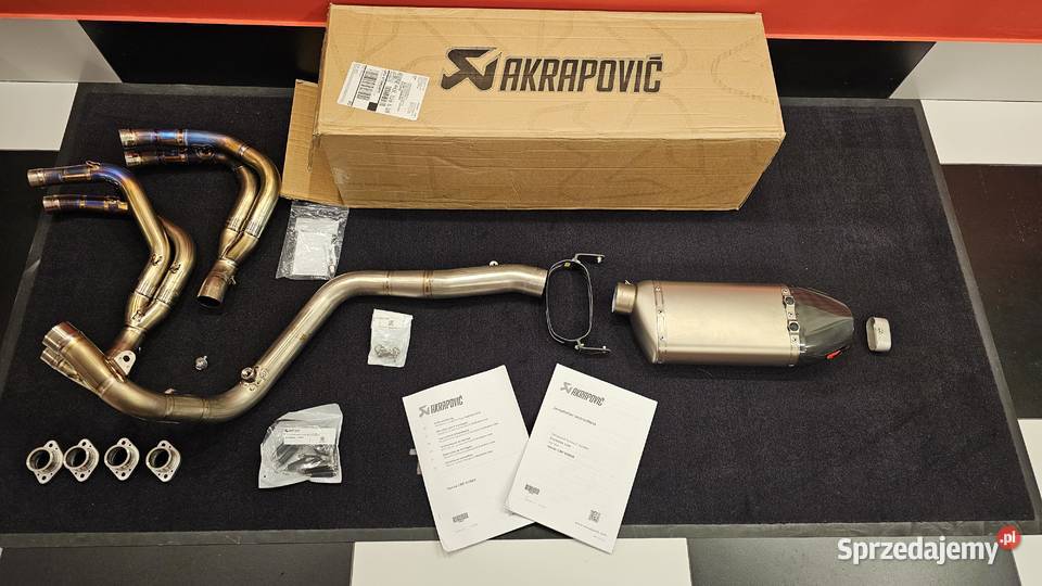Akrapovc tytanowy pełny układ wydechowy Honda Kompletne układy Środa Śląska