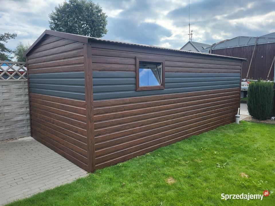 Nowoczesny Garaż Blaszany 3x5m Darmowy Montaż Sprzedaż dolnośląskie Wrocław