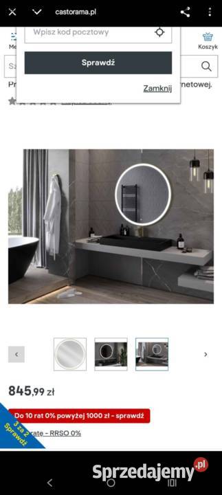 Lustro LED Żelechlinek