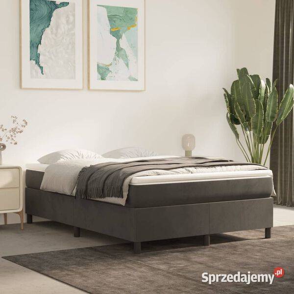 vidaXL Łóżko kontynentalne z materacem Pozostałe mazowieckie Warszawa sprzedam