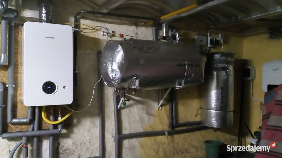Bojler zbiornik CWU 100 L poziomy dwupłaszczowy śląskie Katowice
