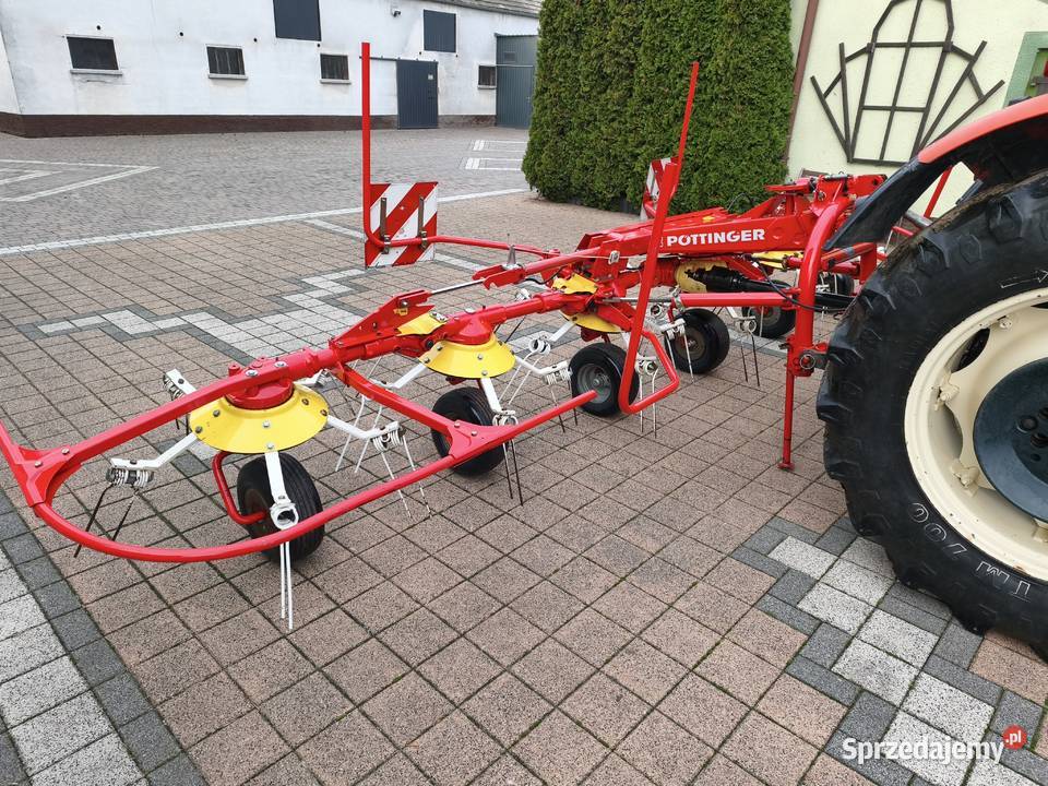 Przetrząsarka pottinger euro hit 610 Zgrabiarki i przetrząsacze wielkopolskie Rusko