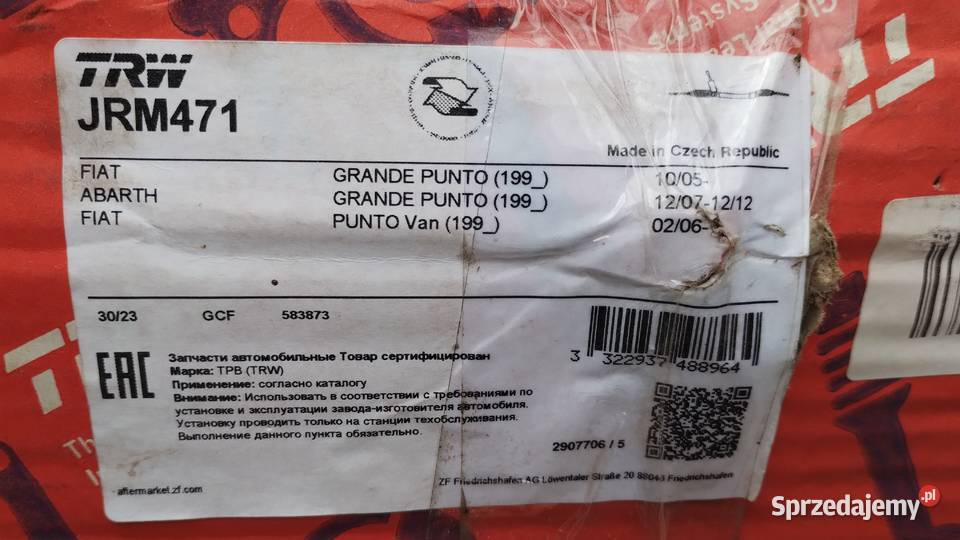 Nowa przekładnia kierownicza Fiat Punto grande Poznań