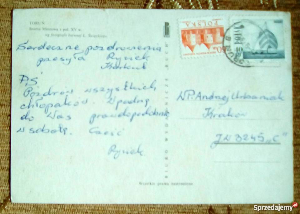 BRAMA MOSTOWA W TORUNIU Piszczac