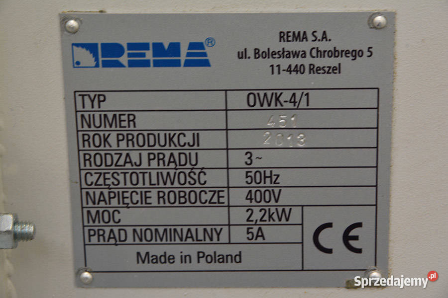 6503 Odciąg trocin REMA Biertowice