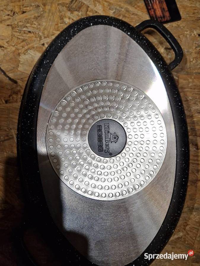 Brytfanna OWALNA MARMUROWA KlnBerg 11 l 38 3w1 AGD drobne Głogowa