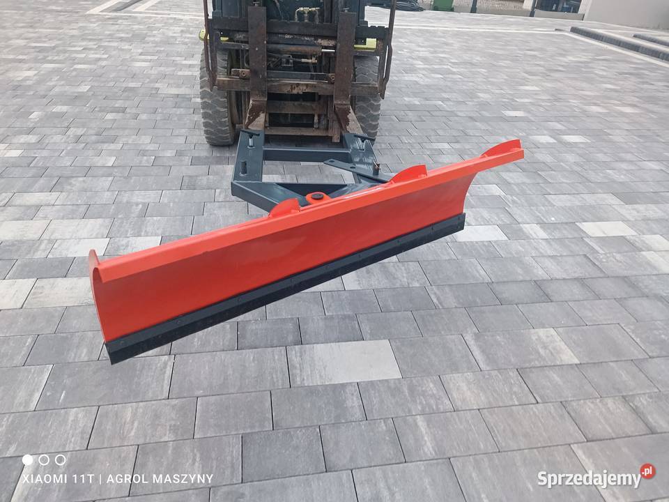 Pług Śnieżny do Wózka Widłowego 15m nieuszkodzony Rogi
