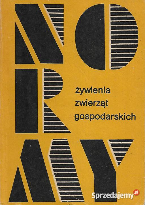 Normy zywienia zwierząt gospodarczych R Ryś tradycyjny podręcznik sprzedam