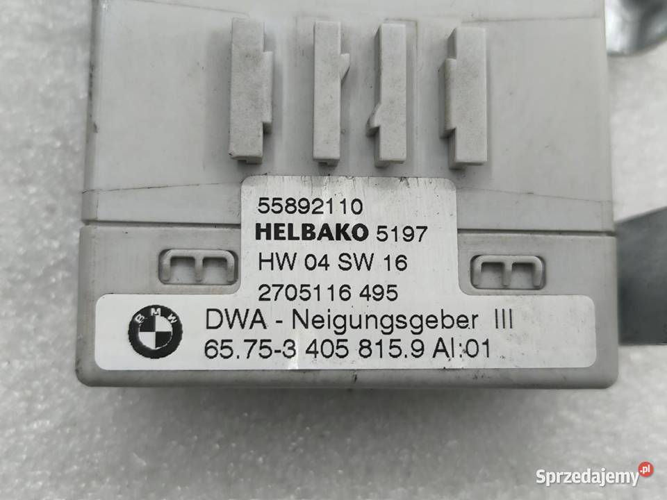 MODUŁ CZUJNIK PRZECHYŁU BMW X3 E83 3405815 sprzedam