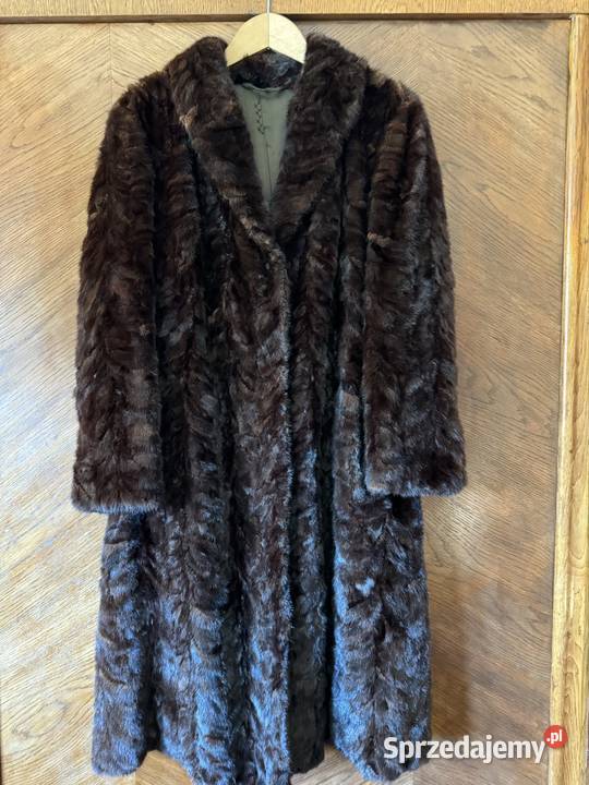 Futro naturalne z norek XSS brązowe vintage Rozmiar 34(XS) Moda i Styl śląskie Częstochowa