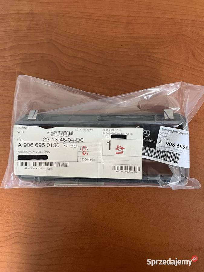 Ramka tachografu Sprinter nowa oryginał MB dostawcze pomorskie Gdańsk