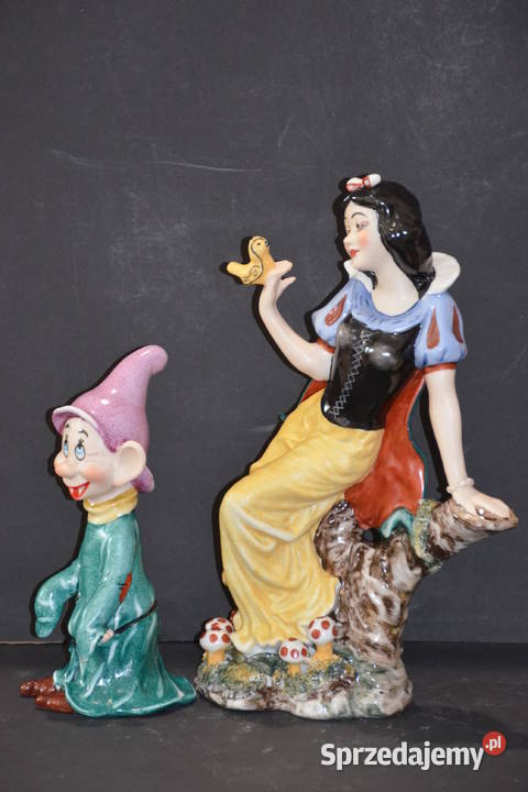 Roceram porcelana Królewna Śnieżka i Krasnoludki wielkopolskie Środa Wielkopolska