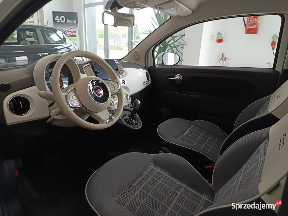 Fiat 500 Fiat 500 LOUNGE 12 69 Automat niski VAT marża małopolskie Nowy Sącz