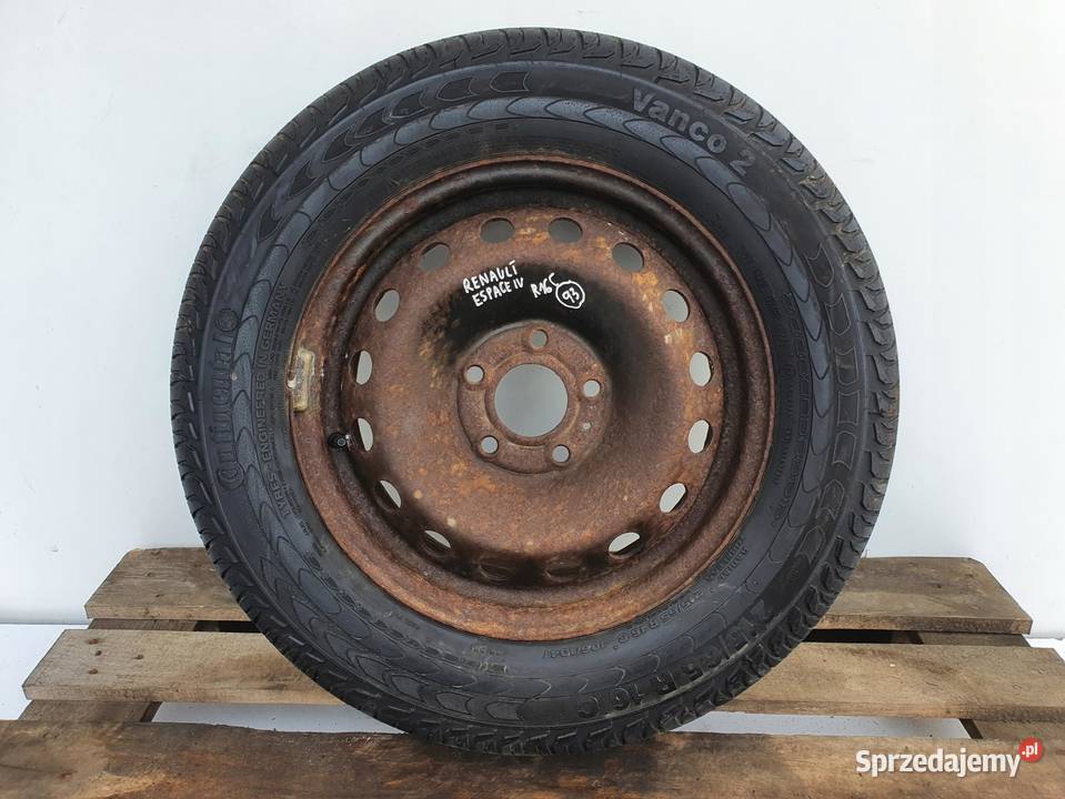 Renault Espace IV KOŁO ZAPASOWE Zapas 21565 R16C Rudka
