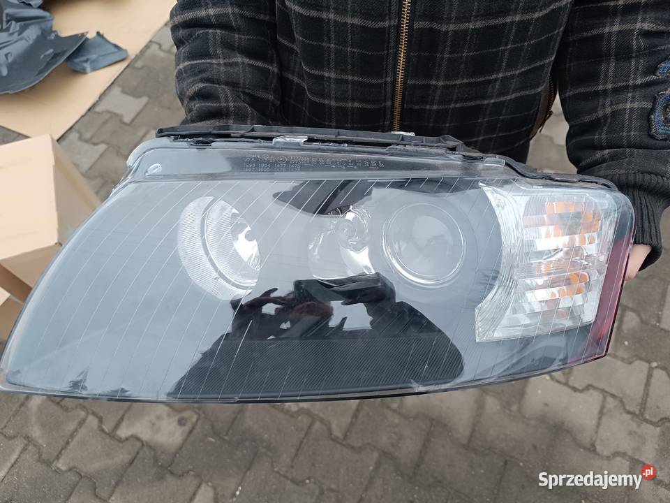 Audi A8 D3 Reflektory Przednie Bi Xenon ciemne Częstochowa sprzedam