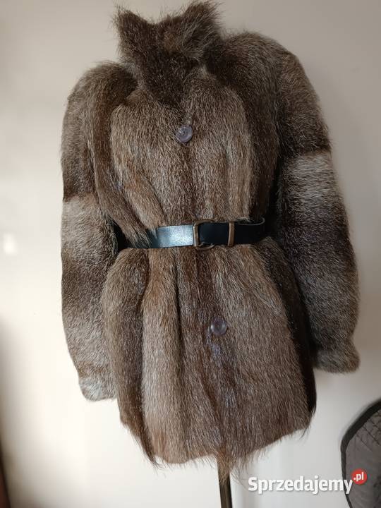 Futro naturalne z nutrii Kurtki i płaszcze Karczew