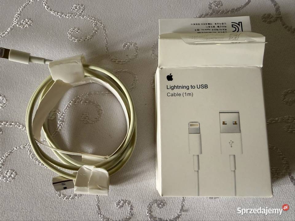 Apple Lightning USB 1m Oryginalny Kabel iPhone Czerwionka-Leszczyny