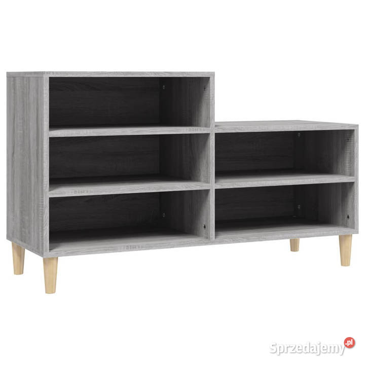Szafka na buty szary dąb sonoma 102x36x60