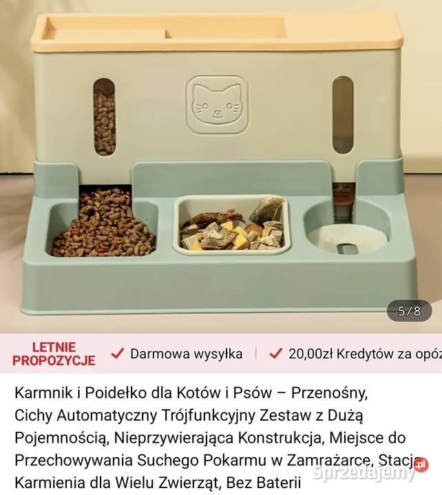 Karmik Automatyczny dozownik podajnik karmy mazowieckie Małkinia Górna