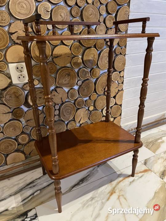 Piękna etażerka drewniana Żary