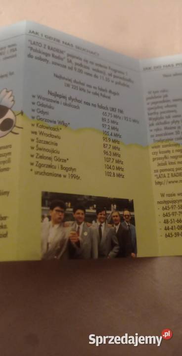 Kaseta magnetofonowa Przeboje Lata z Radiem 1996 Ostrzeszów