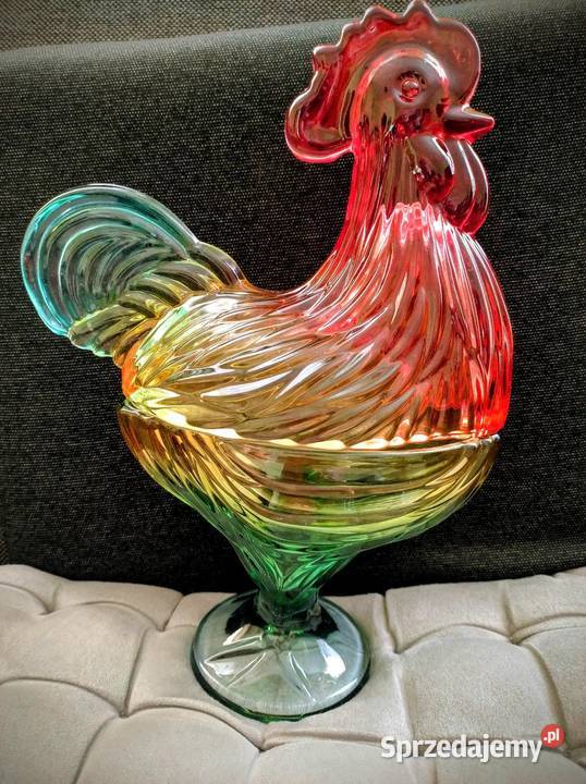 Szklany kogut i kurka Żory