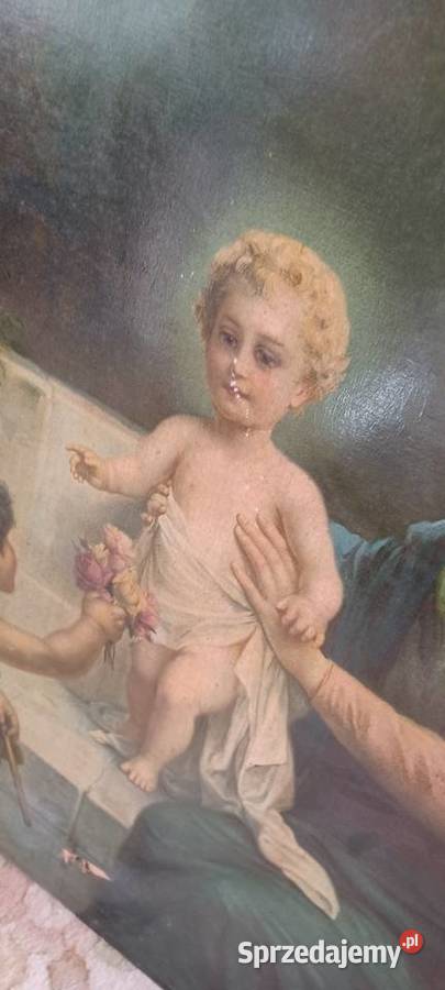 10071 obraz ŚWIETA RODZINAZNISZCZONY OPISANY W Dekoracje i ozdoby wielkopolskie Poznań