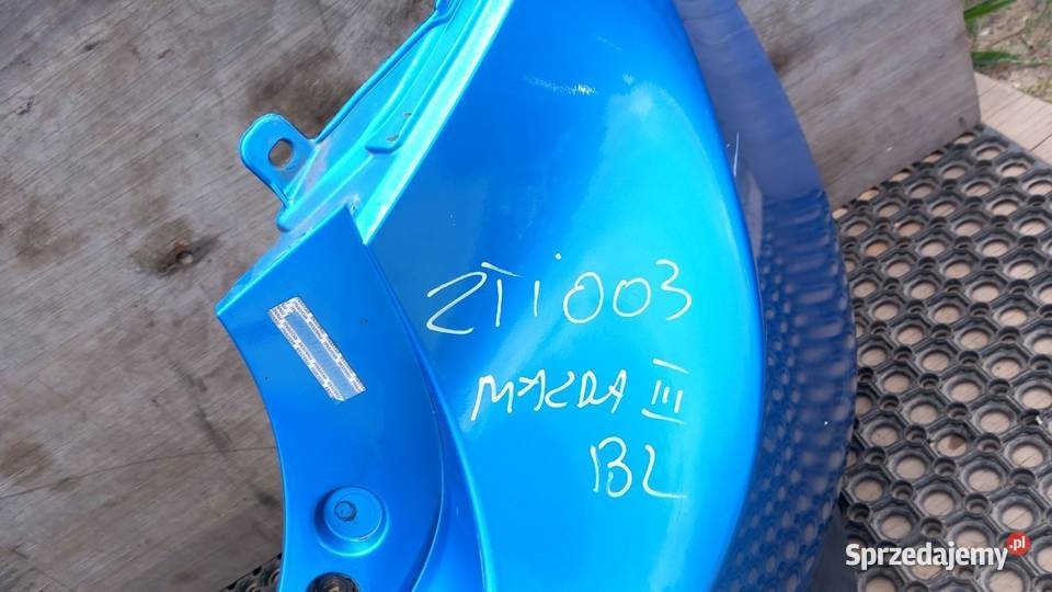 MAZDA 3 BL ZDERZAK TYŁ HB 38J osobowe Zbierkowo
