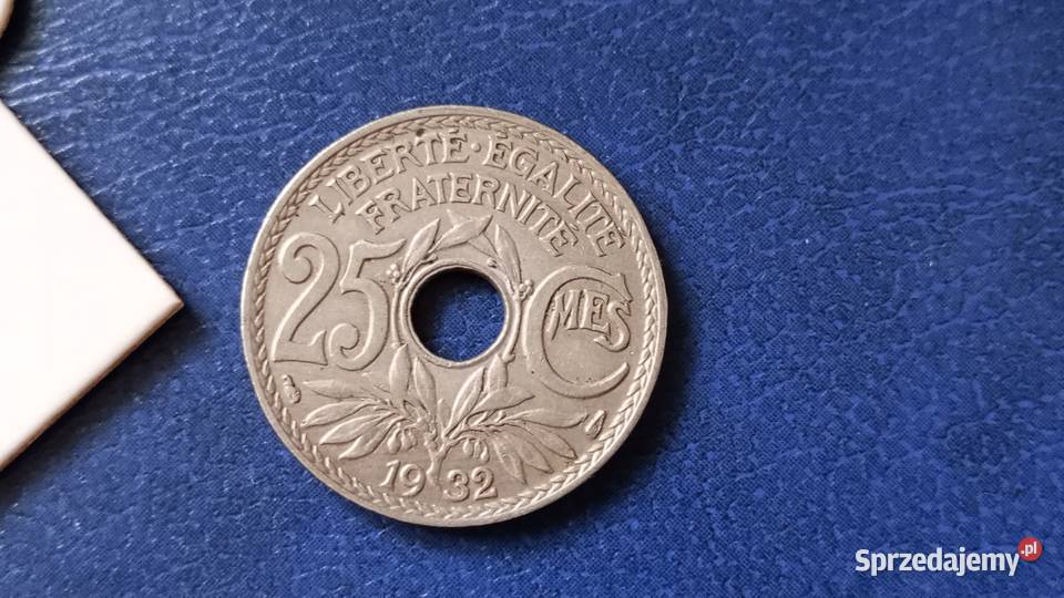 Stare monety 25 cent 1932 Francja Lesko sprzedam