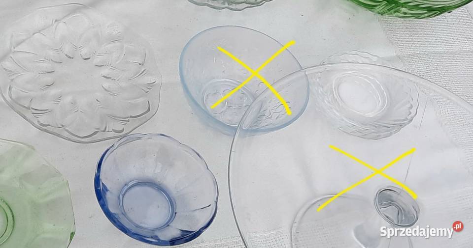 Talerzyki szklane miskimiski metalowewaza Dom i Ogród Wolsztyn