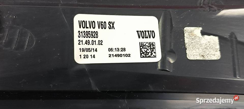LAMPA LEWA TYŁ VOLVO V60 kujawsko-pomorskie Lipno