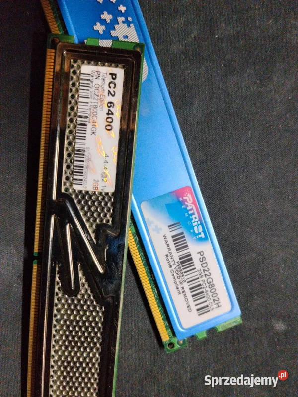 Pamięć DDR2 4GB 2x2GB 800MHz Patriot OCZ Lublin sprzedam