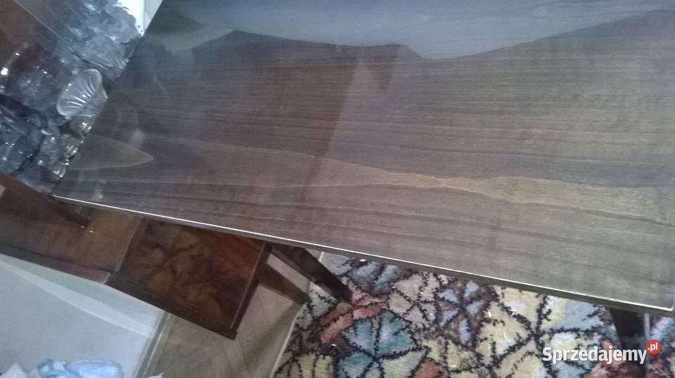 Stół art deco vintage PRL 4 krzesła stan b sprzedam