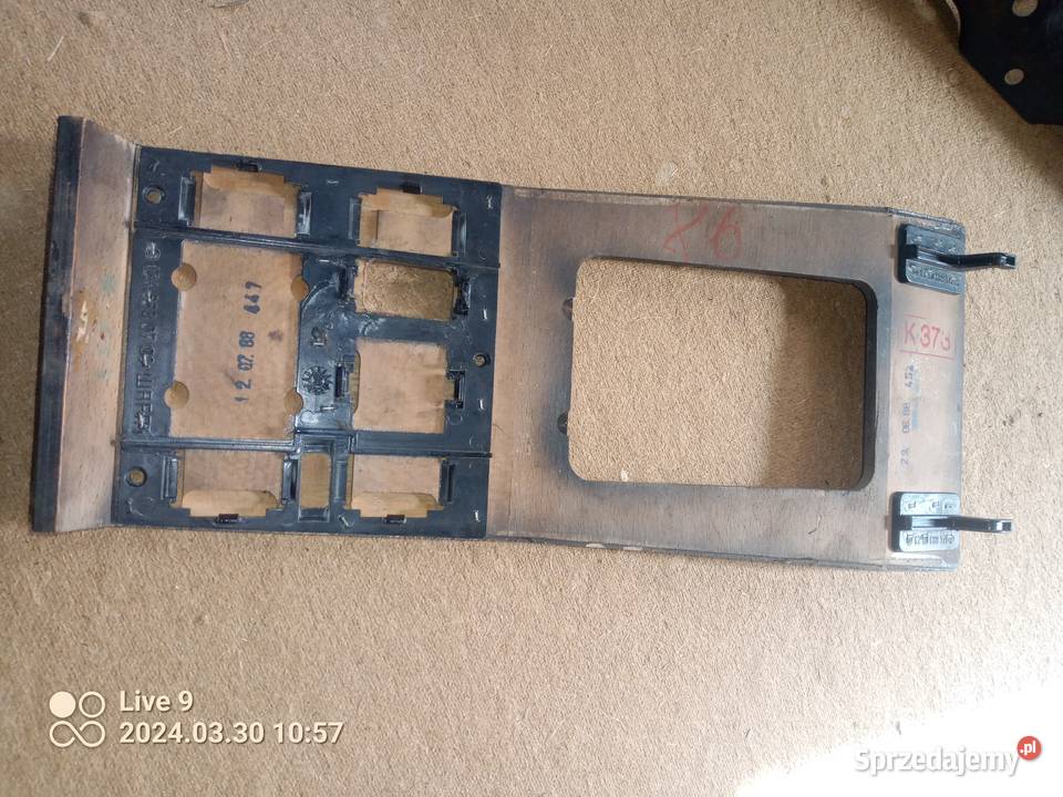 Mercedes 124 panel konsola środkowa dekor osobowe sprzedam
