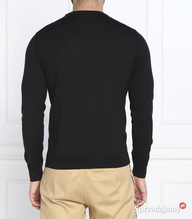 Sweter bawełniany Hugo Boss regular fit czarny podlaskie Białystok