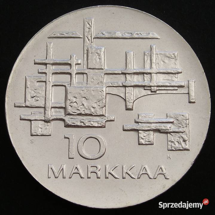 FINLANDIA 10 MARKKAA MAREK 1967 ROCZNICA sprzedam