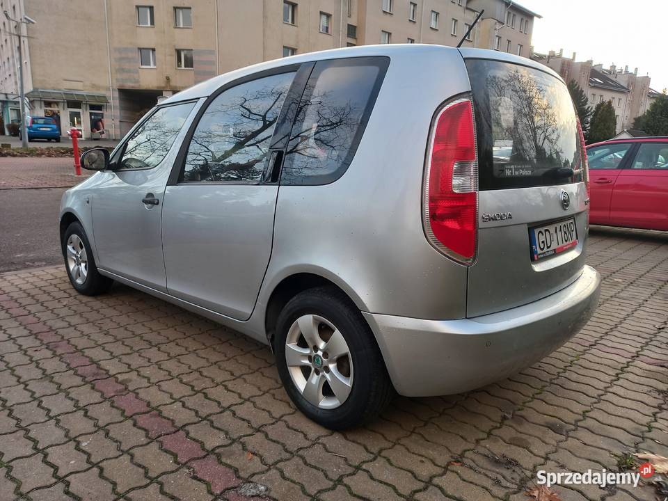 Skoda Roomster 2013r 14 mpi gaz LPG stan benzyna+LPG Gdańsk
