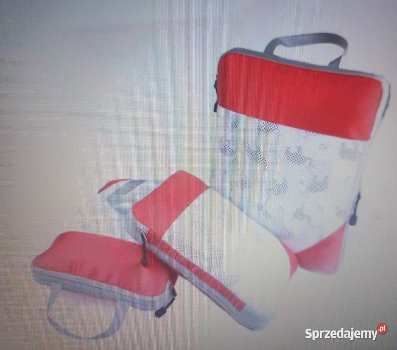 Organizer podróżny Torby kompresyjne czerwone