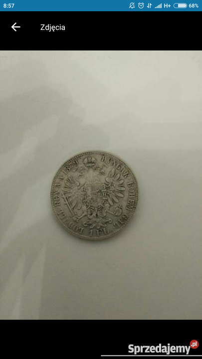 1 floren 1879r rzadka moneta okazja Bolesławiec