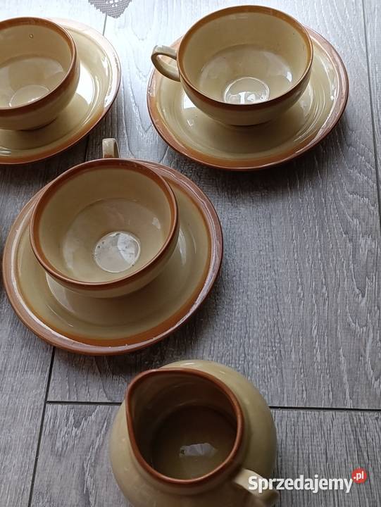 serwis kawowy Saba na 6 osób porcelit Chodzież Poznań
