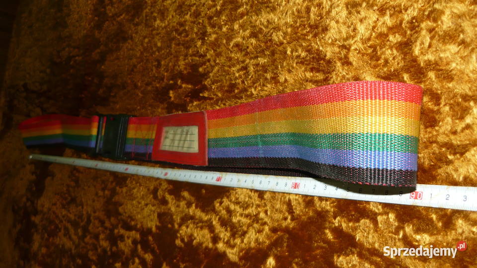 Pasek tęczowy pas szeroki Sokółka