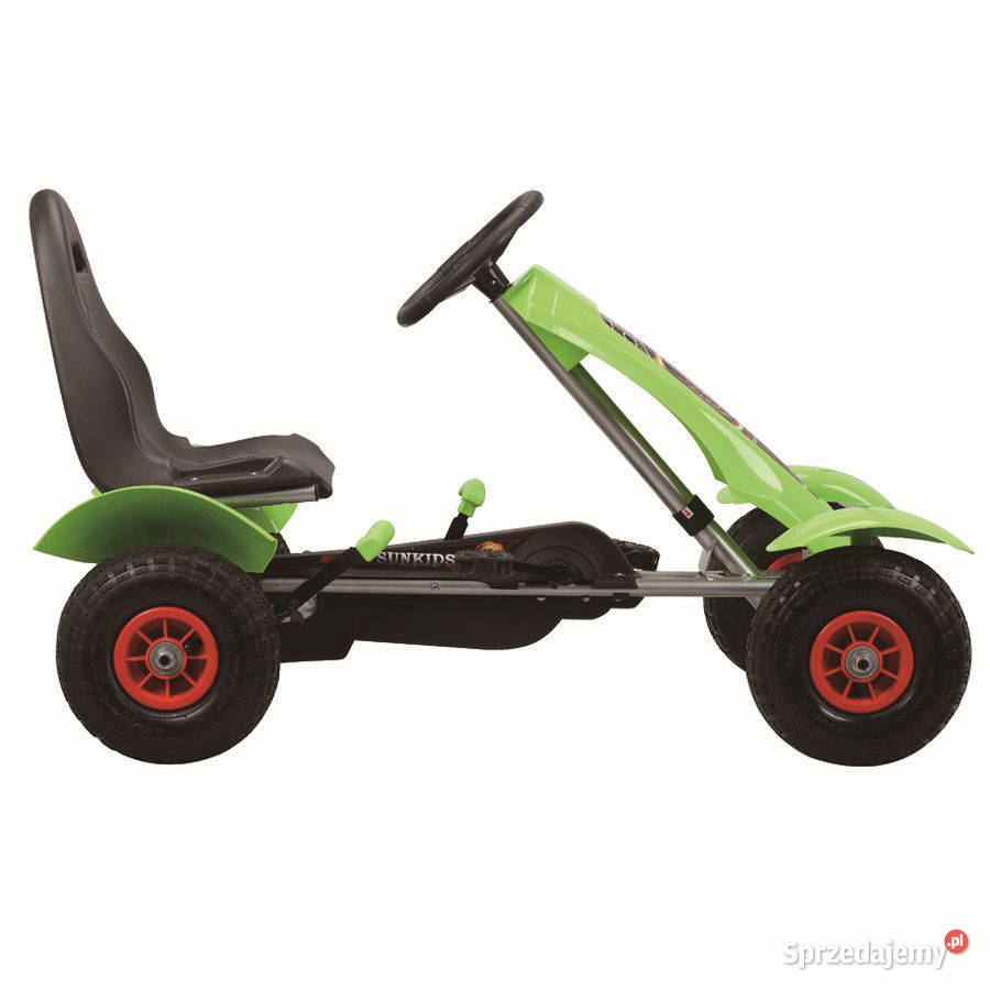 pojazd GOKART NA PEDAŁY pompowane koła auto