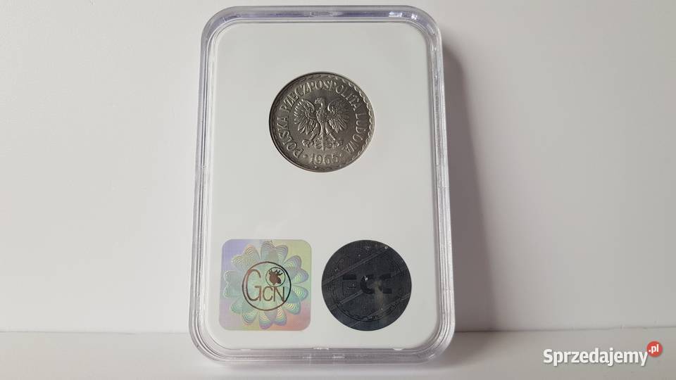1 złoty 1965 MS68 holder GCN ECC PRL Dąbrowa Górnicza sprzedam