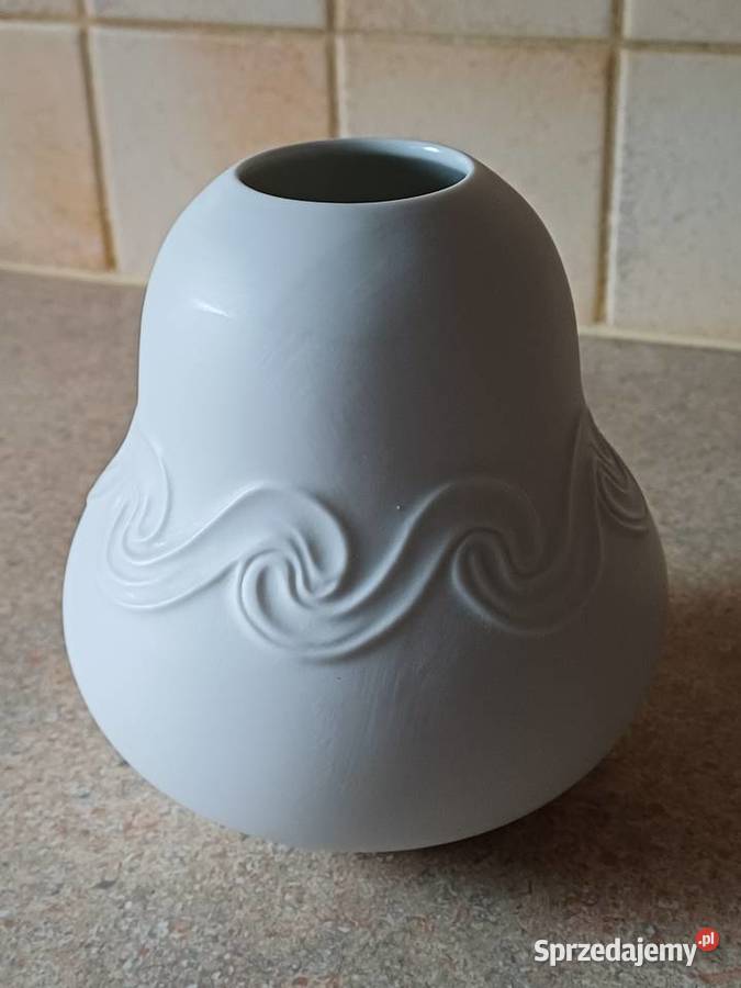 Vintage bialy wazon Antyki, Sztuka, Kolekcje