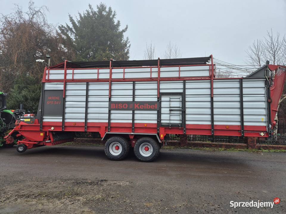 Przyczepa Samozbierająca BISO Keibel HORAL do siana słomy trawy pellet